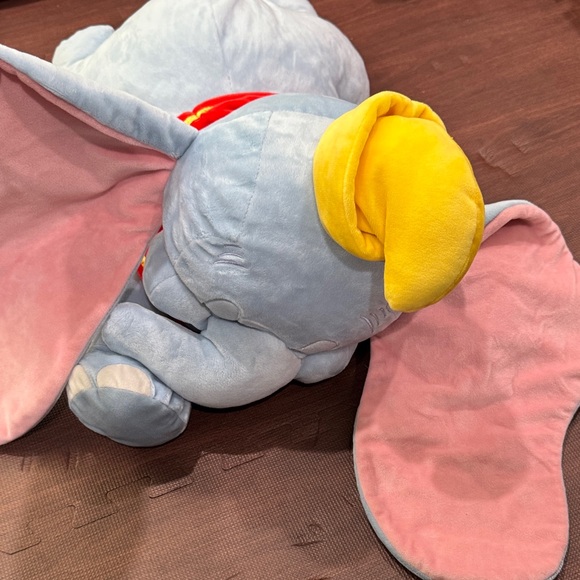 Disney Other - Disney Dumbo Plush - Light Blue, Pink & Yellow Soft Elephant- MAGIC KINGDOM
